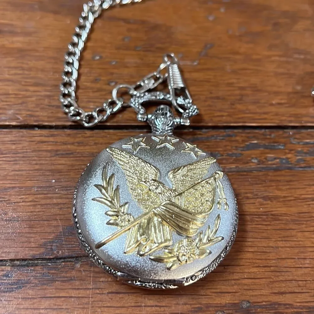 Eagle boa and pocket watch